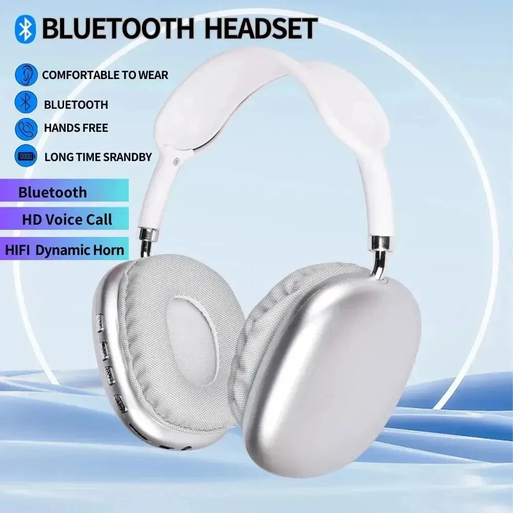 P9 Wireless Bluetooth Earphones Headphones Outdoor Sports Headset Game With Charging Bin Display Touch Control Earbuds for Muisc