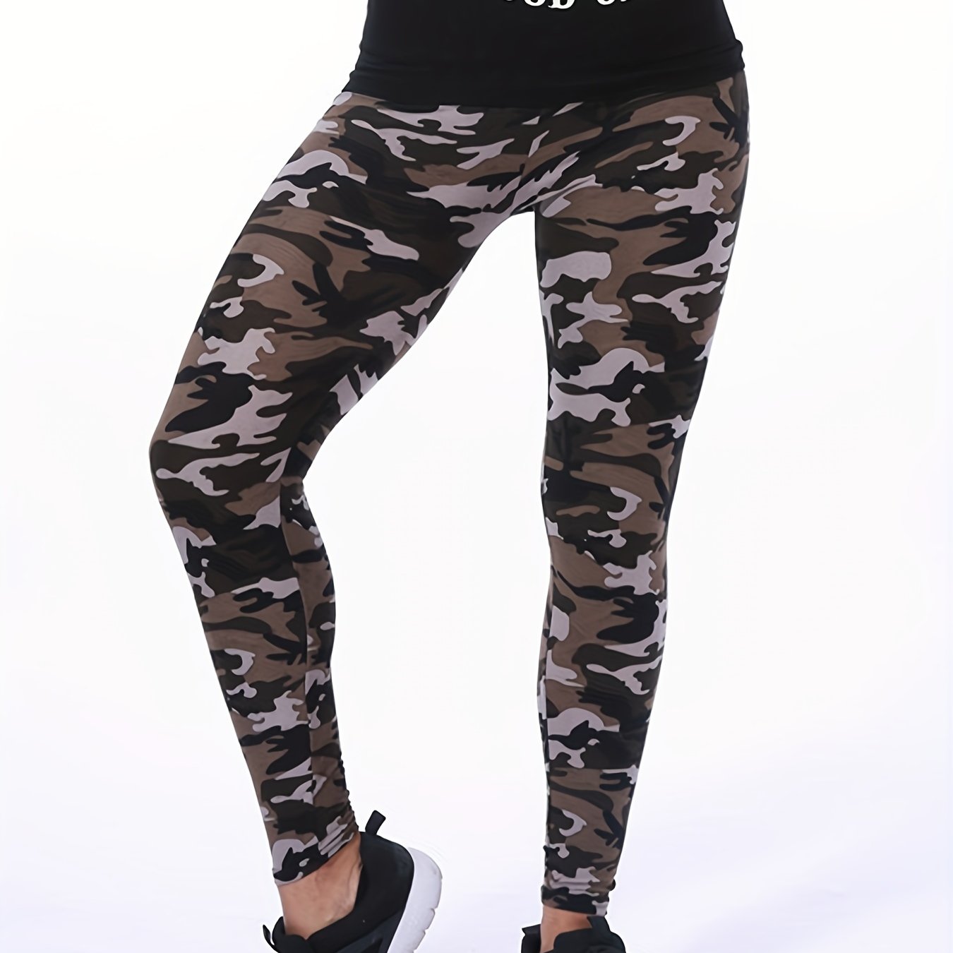 Women's Leggings Floral Printed Pants Casual High Waist Sweatpants Leggings